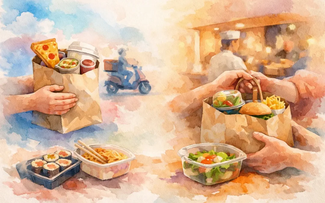 Does Delivery vs Collection Food Quality Differ?