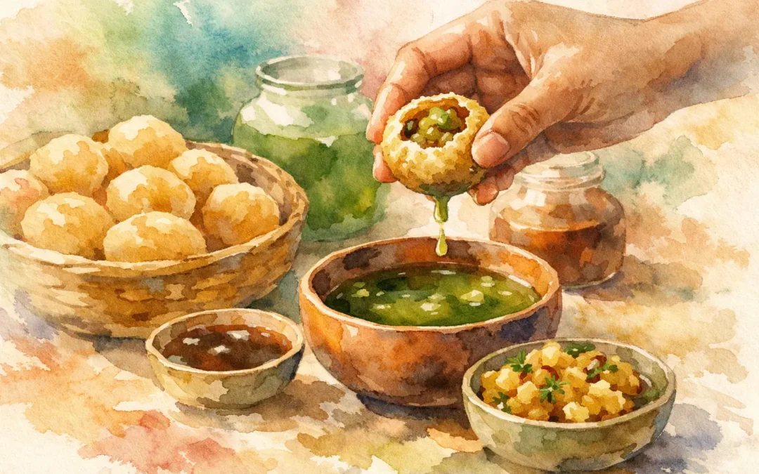 How to Eat Pani Puri Without Missing a Drop