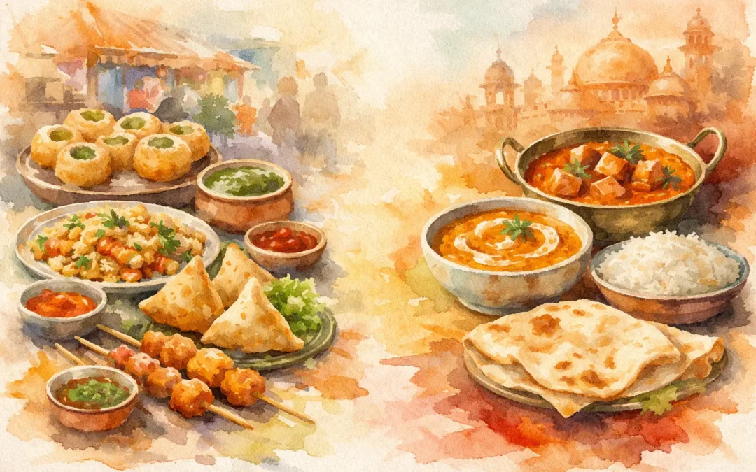 Indian Street Food Versus Curry Dishes Explained