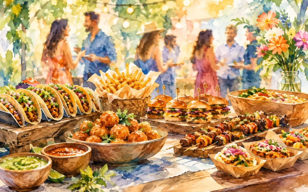 Street Food for Parties That Guests Remember